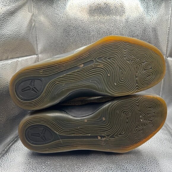 Size 13 Nike Kobe 9 EXT QS High Snakeskin Tan Black‎ Mens Sneakers 716616-001 - Picture 12 of 12